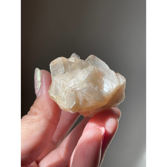 High Grade Peach Stilbite Specimen with Apophyllite - Picture 9 of 9